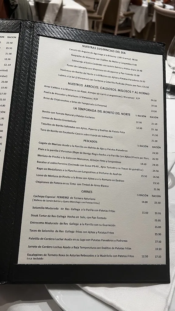 Menu_Restaurante Ferreiro_Zorita_immagine_4