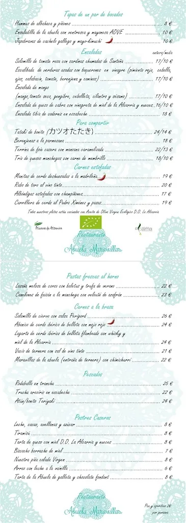 Menu_Restaurante Abuela Maravillas_Zorita_image_3