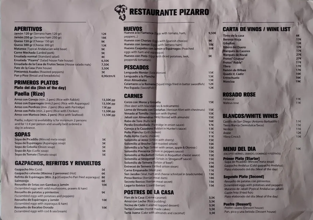 Menu_Restaurante Pizarro_Alcalá de los Gazules_image_4
