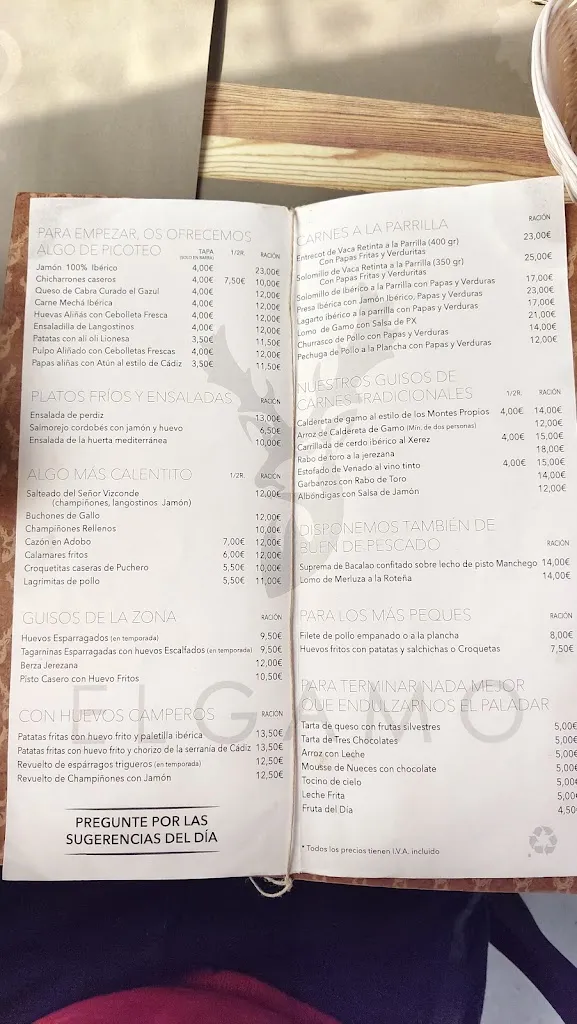 Menu_Restaurante Venta El Gamo_Alcalá de los Gazules_image_1