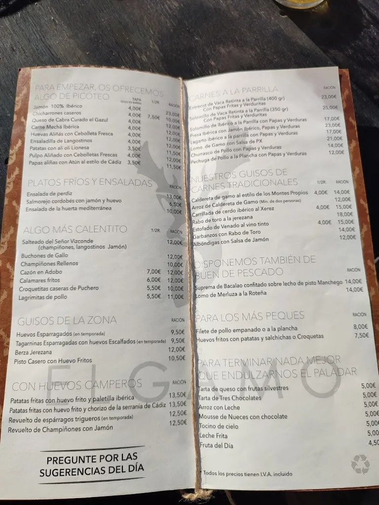 Menu_Restaurante Venta El Gamo_Alcalá de los Gazules_image_2