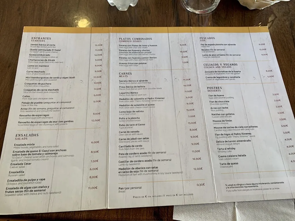 Menu_Restaurante Venta El Gamo_Alcalá de los Gazules_image_4