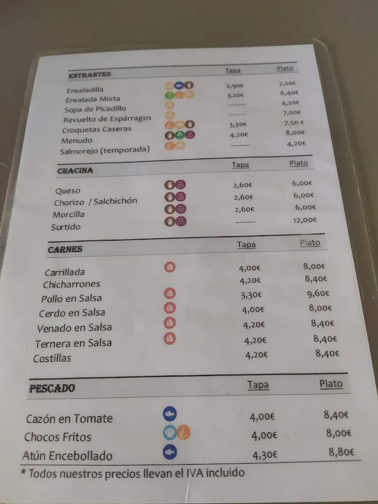 Menu_Venta Cruce De Los Santos_Alcalá de los Gazules_image_1
