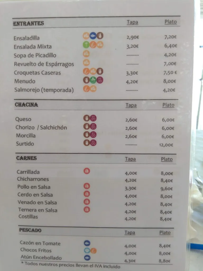 Menu_Venta Cruce De Los Santos_Alcalá de los Gazules_image_3