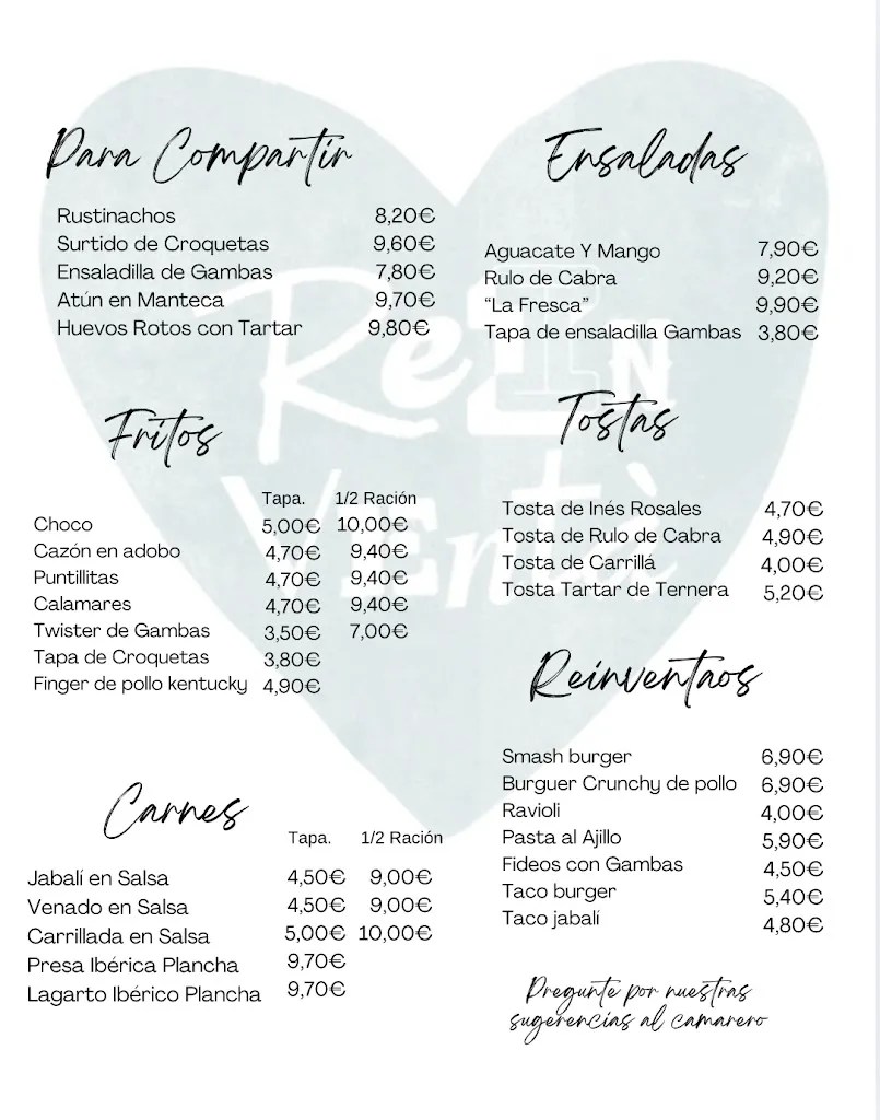 Menu_La Reinventá_Alcalá de los Gazules_immagine_1