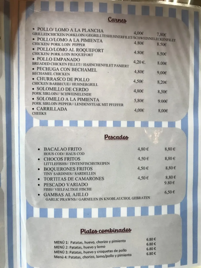 Menu_Bar La Bodeguita_Algodonales_image_2