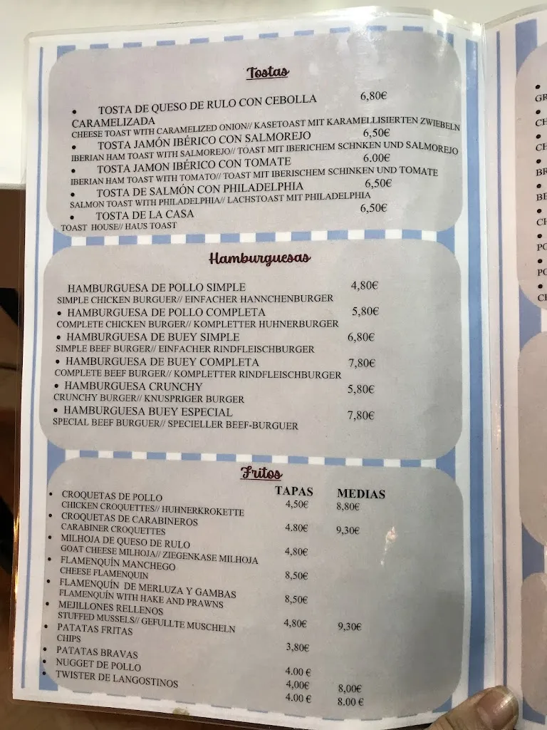 Menu_Bar La Bodeguita_Algodonales_image_4