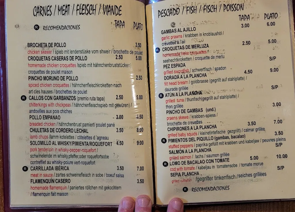 Menu_Bar El Gallito_Algodonales_image_3