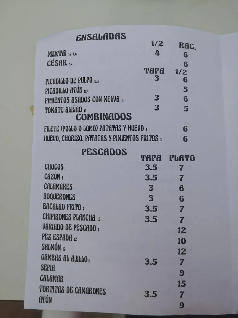 Menu_Bar La Piscina Algodonales_Algodonales_image_1