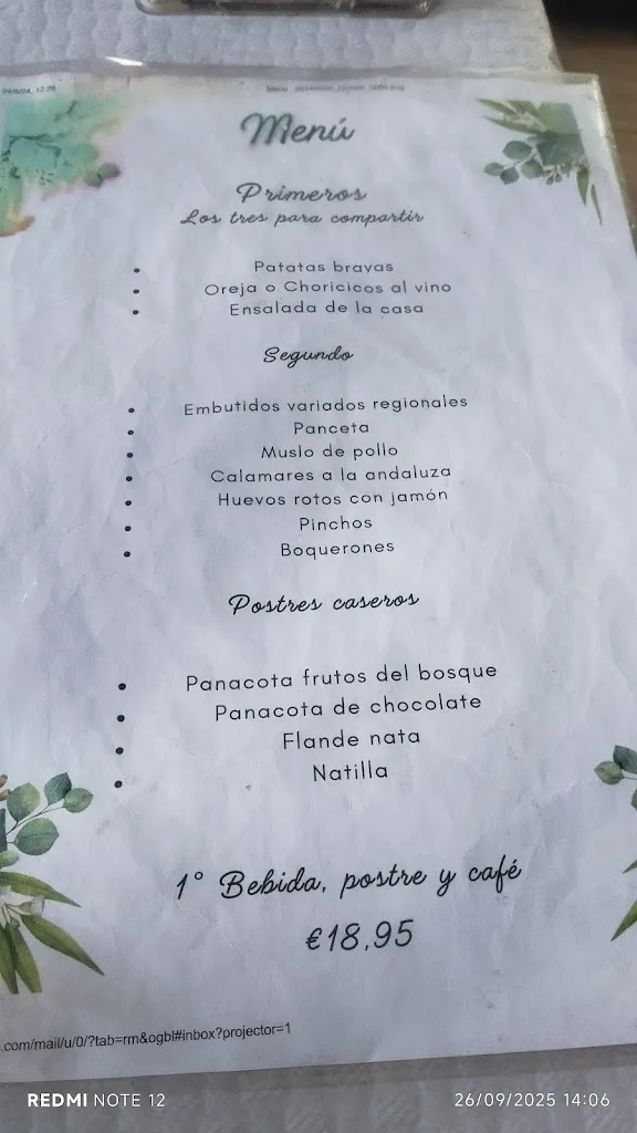 Menu_El Nido del Segura Bar Restaurante_Bogarra_image_1