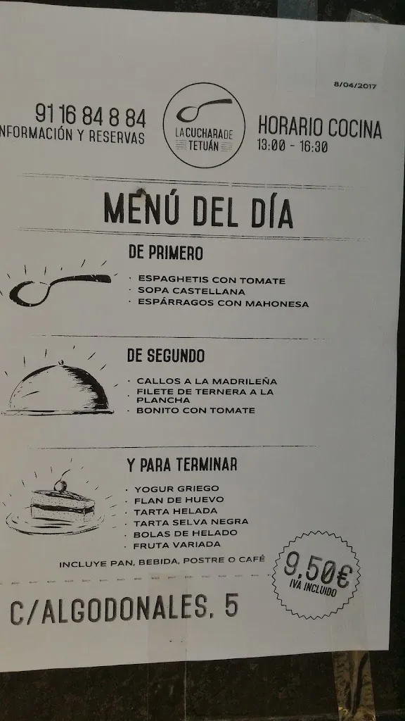 Menü_La Cuchara de Tetuán_Algodonales_Bild_4