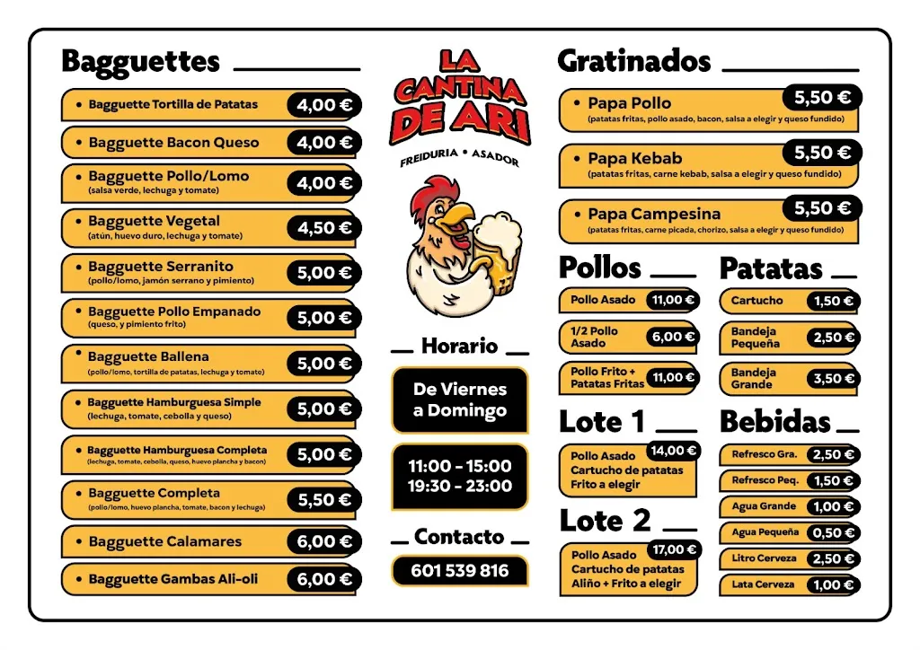 Menu_ASADOR POLLOS ALGODONALES - ASADOR POLICHERO_Algodonales_image_1
