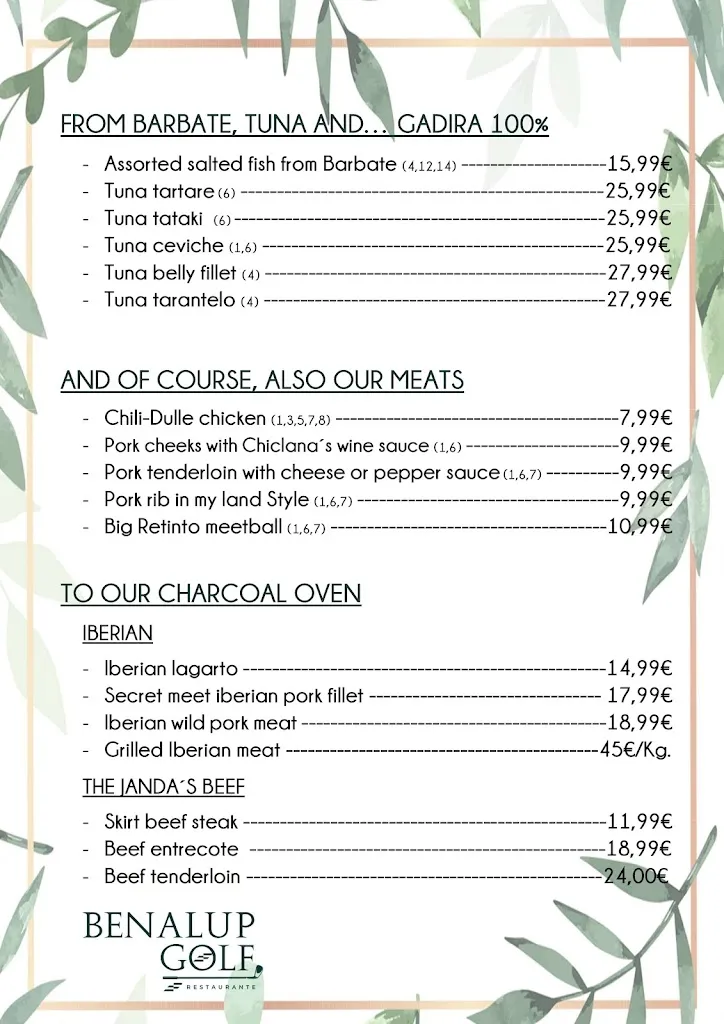 Menu_Hostal Restaurante Benalup Golf - – Espacio para Bodas y Eventos en la Provincia de Cádiz_Benalup-Casas Viejas_image_1