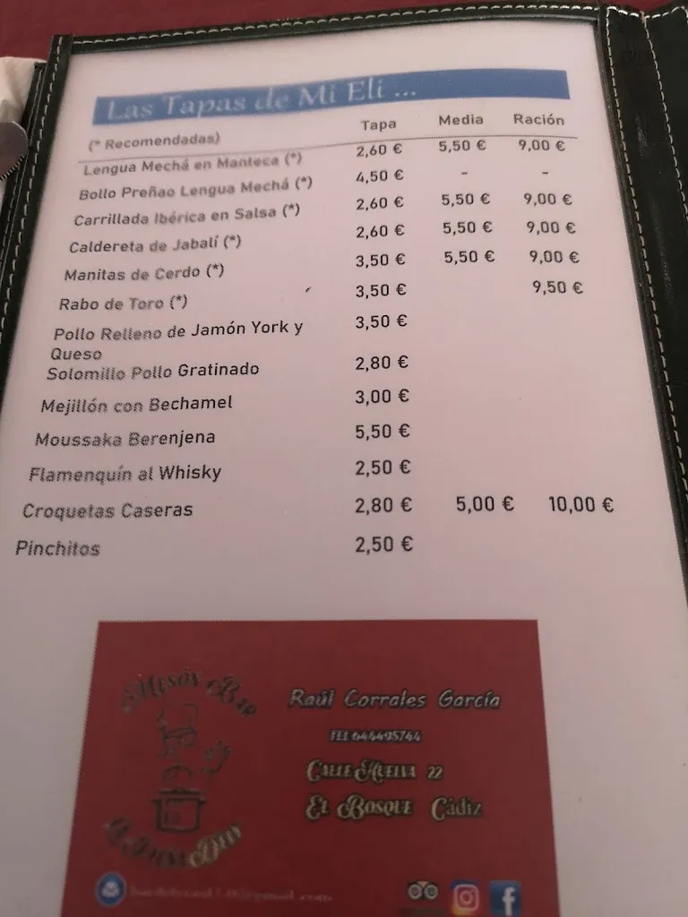 Menu_Mesón El Duque_Bosque El_image_4