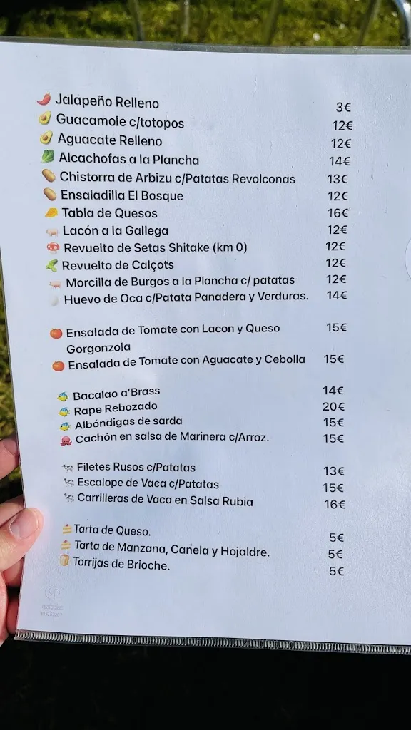 Menu_Casa de comidas El Bosque_Bosque El_image_1