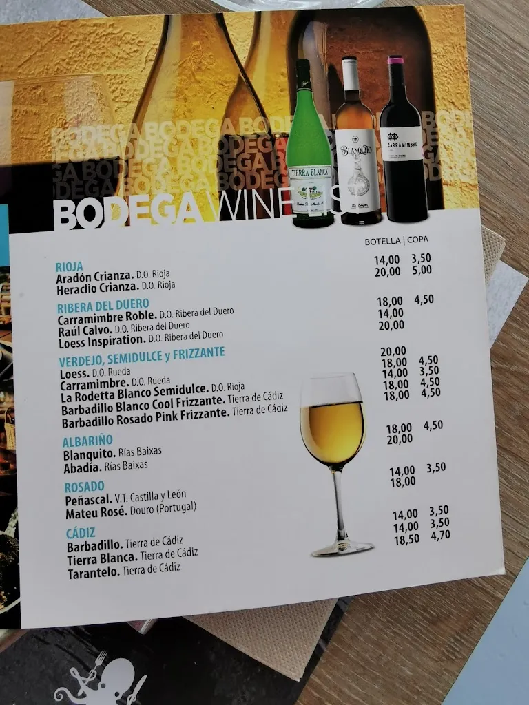 Menu_Bar Los Pulpos, Algeciras_Algeciras_image_4