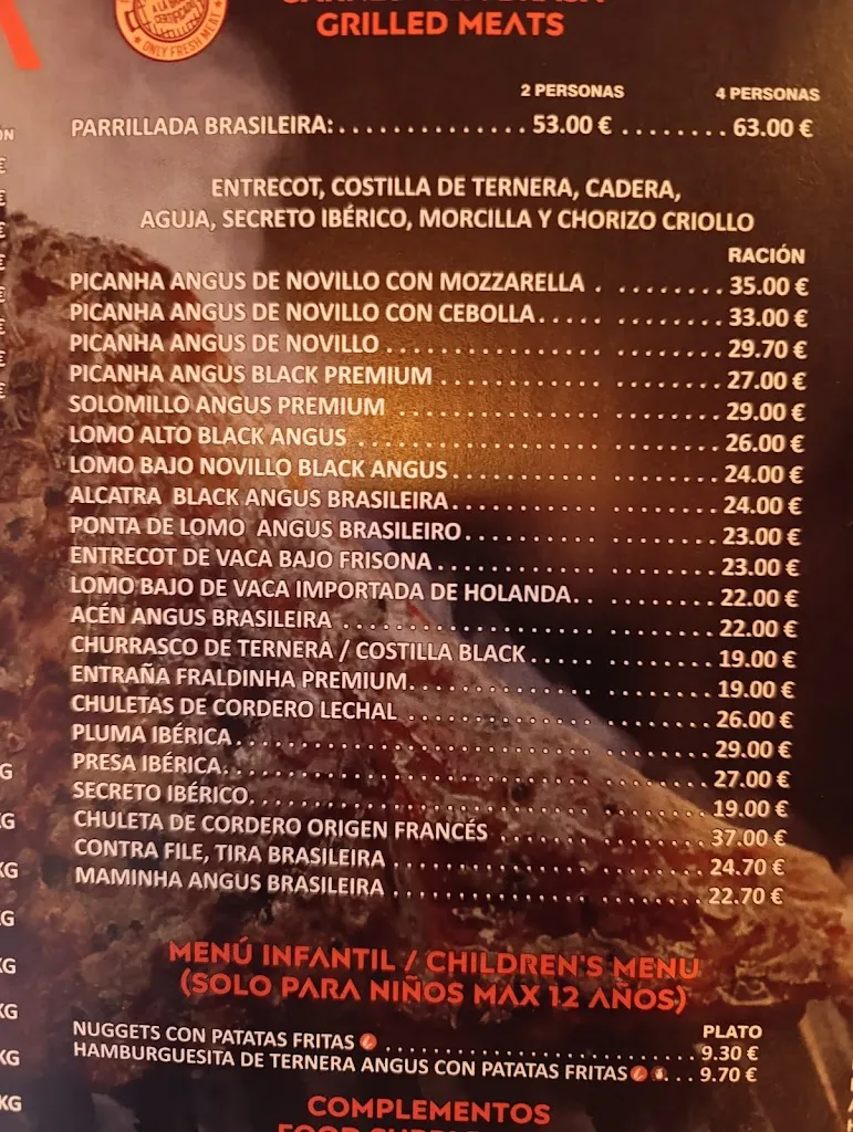 Menu_Floripa restaurante asador brasileño 37 cortes premium importados, cocción increíble a la brasa de encina, Maduración propia_Algeciras_image_3