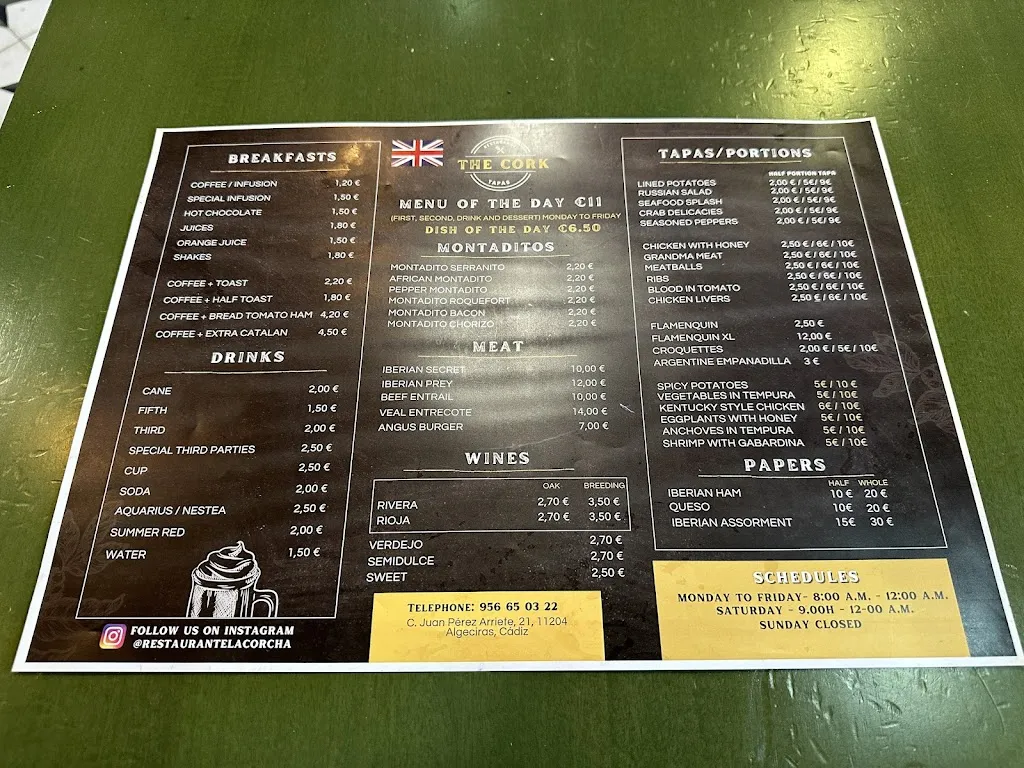 Menu_Bar restaurante La Corcha_Algeciras_image_3