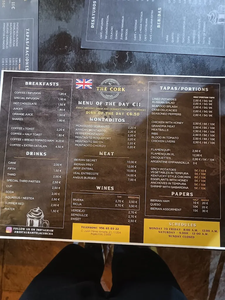 Menu_Bar restaurante La Corcha_Algeciras_image_4