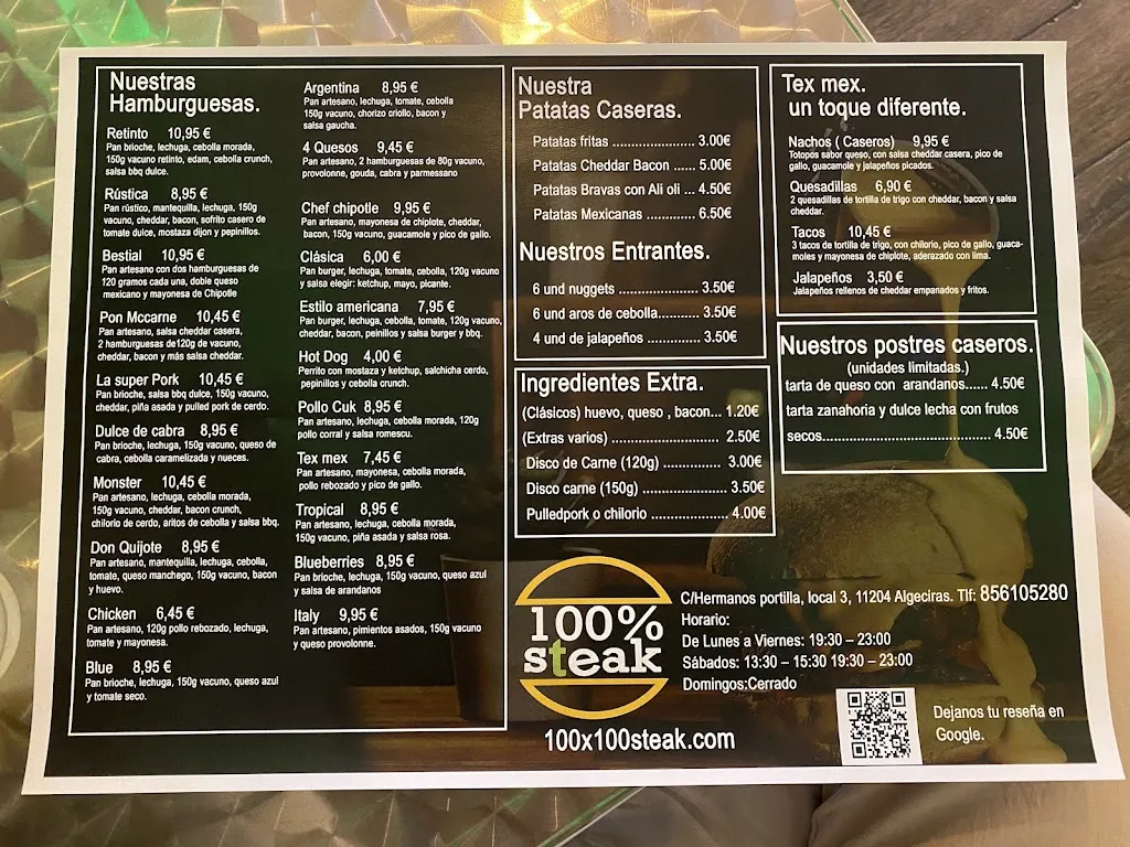 Menu_Hamburguesería 100% STEAK_Algeciras_image_1
