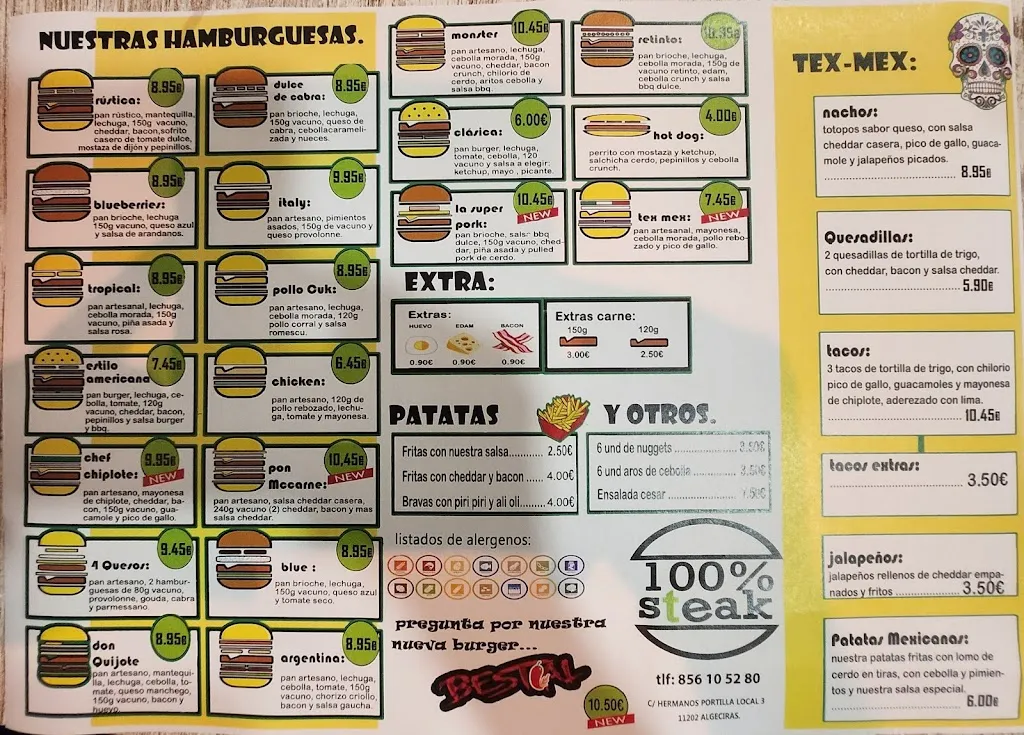 Menu_Hamburguesería 100% STEAK_Algeciras_image_2