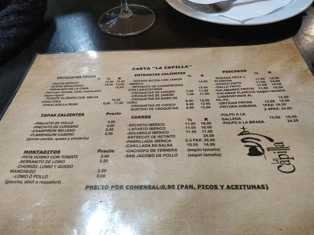 Menü_Restaurante Cafe Bar 