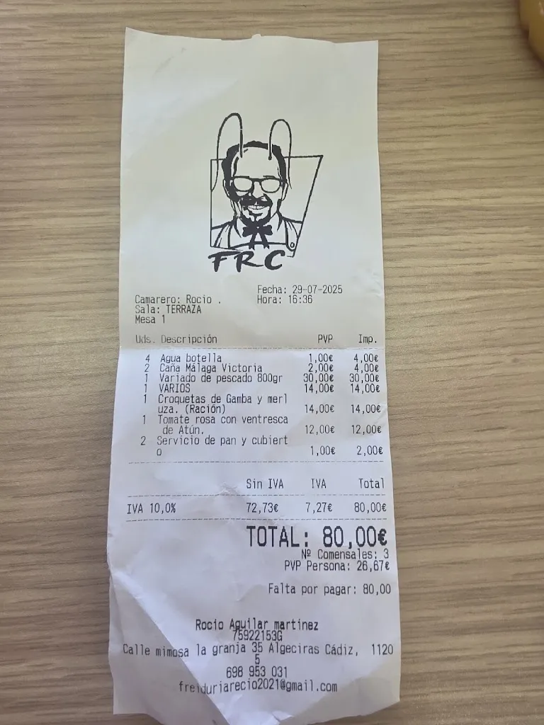 No Ra_Restaurante Recio_Algeciras_review