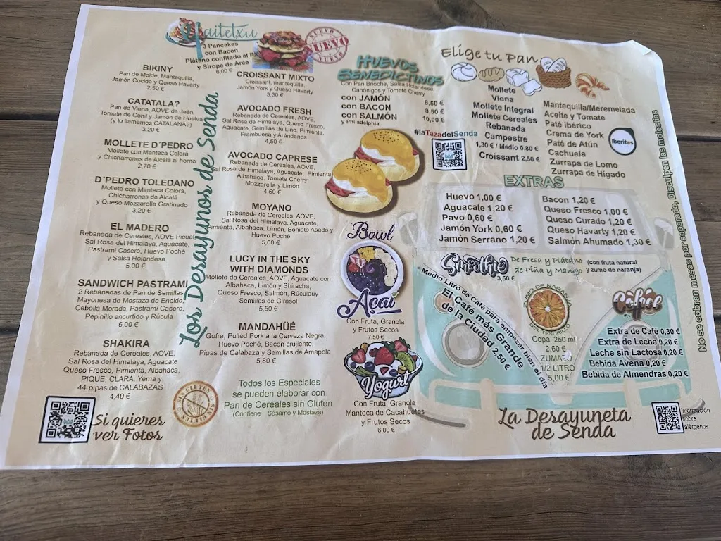 Menü_Cafetería Senda Antrocafé_Algeciras_Bild_1
