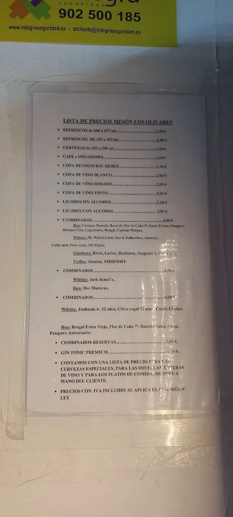 Menu_Mesón Los Olivares_Bornos_image_3