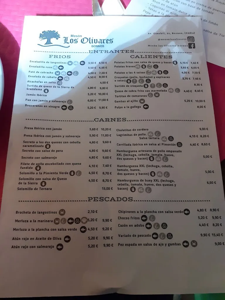 Menu_Mesón Los Olivares_Bornos_image_4