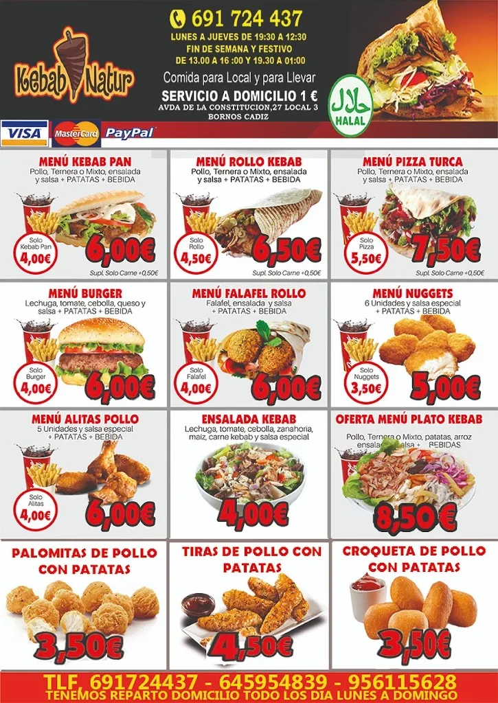 Menu_Natur kebab bornos_Bornos_immagine_4