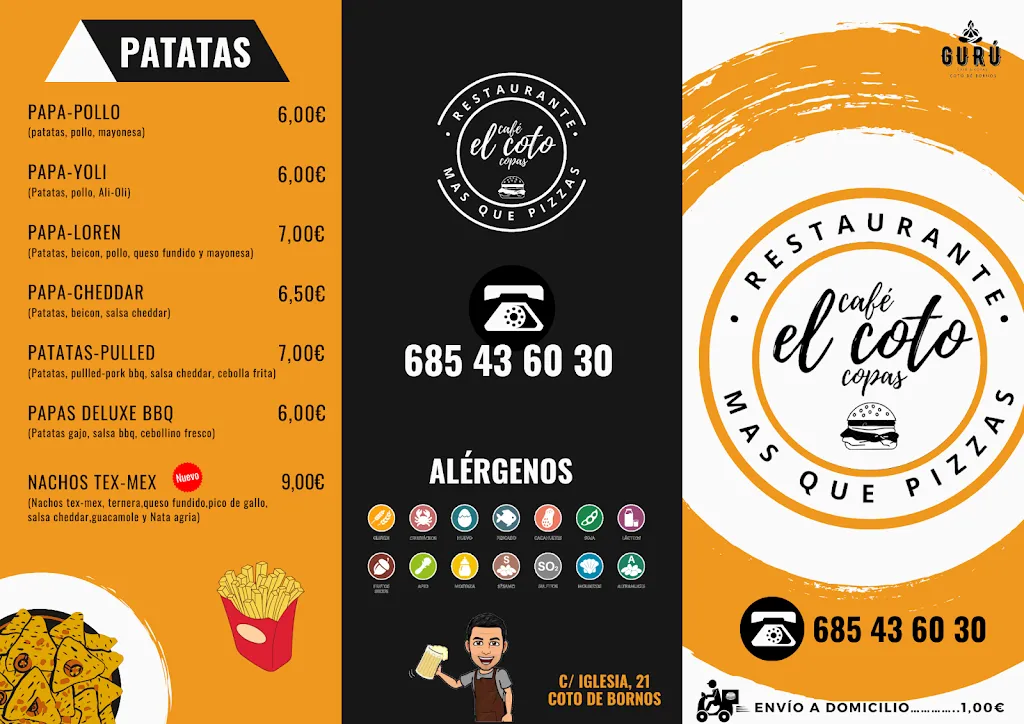 Menu_Restaurante-Pizzeria El Coto_Bornos_image_2