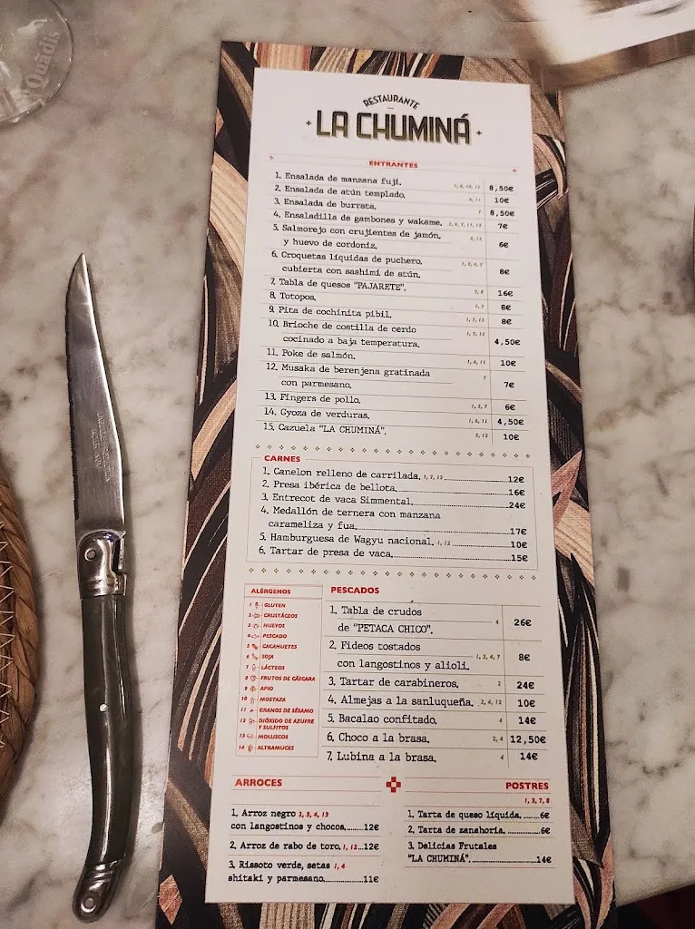 Menu_Restaurante La Chuminá_Arcos de la Frontera_image_4