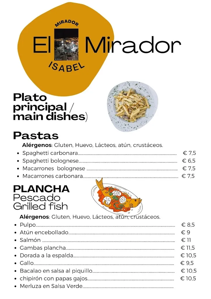 Menu_Restaurante El Mirador de Isabel_Arcos de la Frontera_image_4