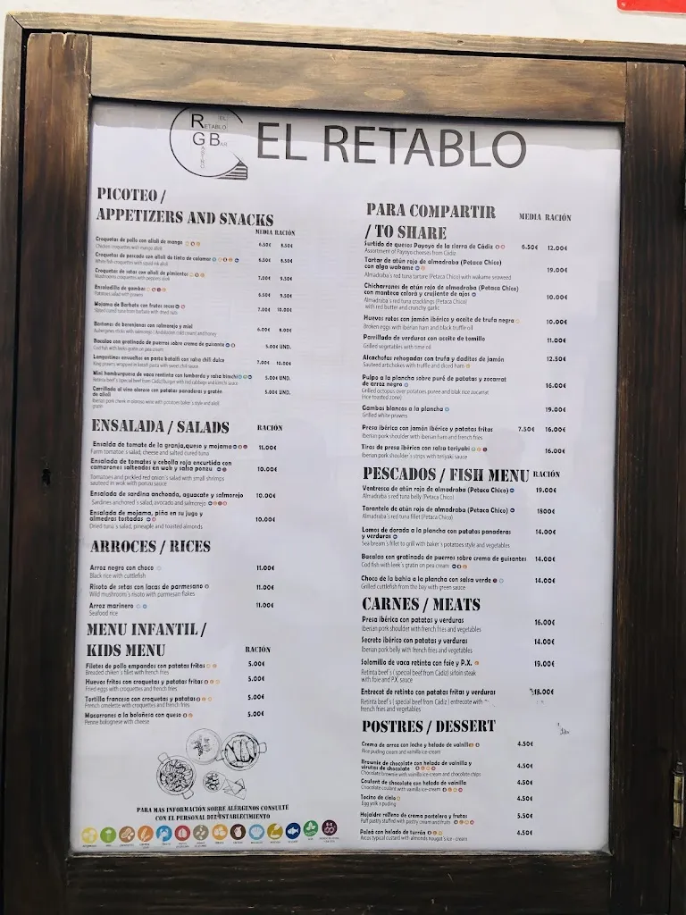 Menu_Gastrobar El Retablo_Arcos de la Frontera_image_2
