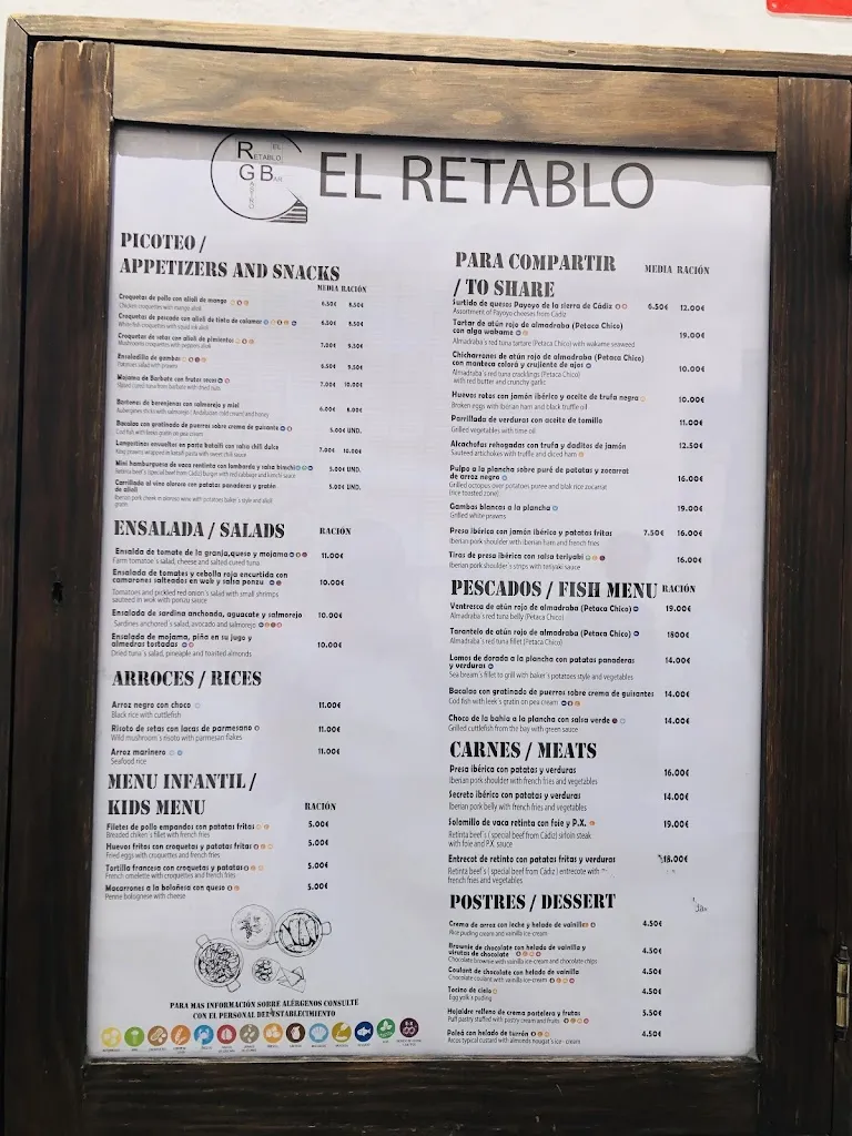 Menu_Gastrobar El Retablo_Arcos de la Frontera_image_3