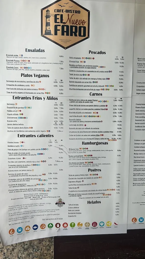 Menu_Café Bistró EL NUEVO FARO_Arcos de la Frontera_immagine_3