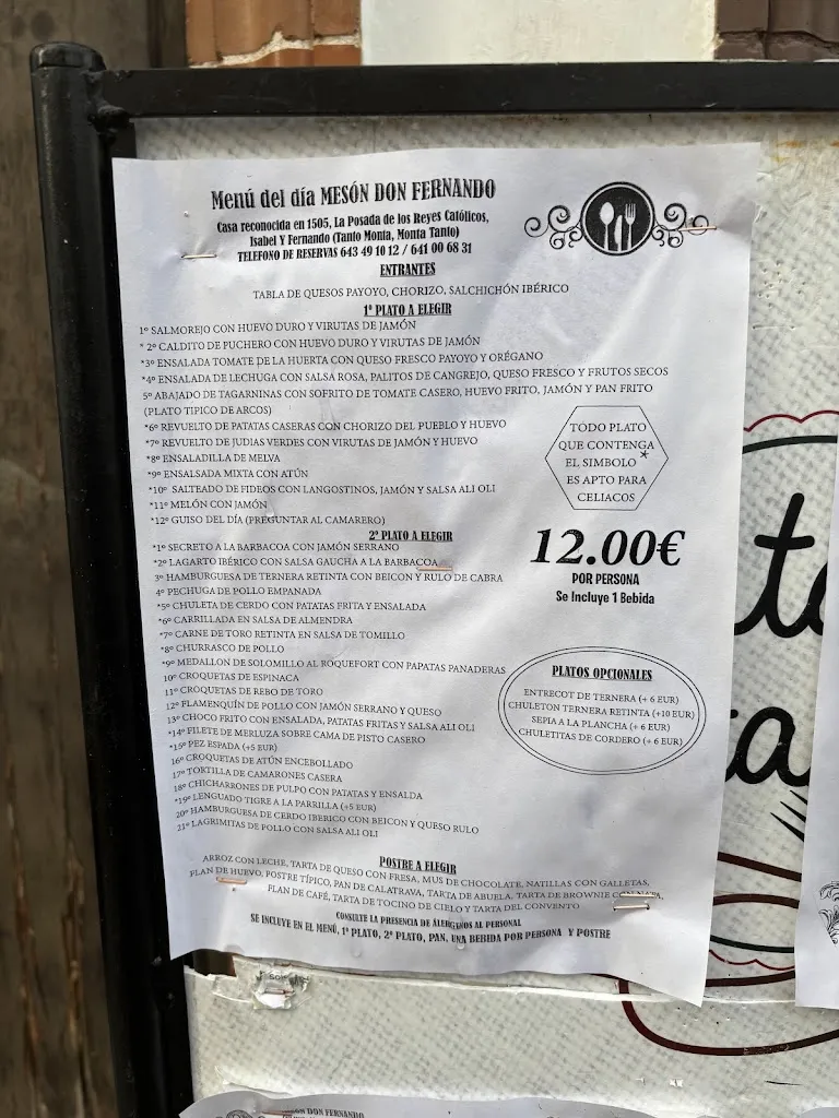 Menu_Mesón Los Murales_Arcos de la Frontera_image_3