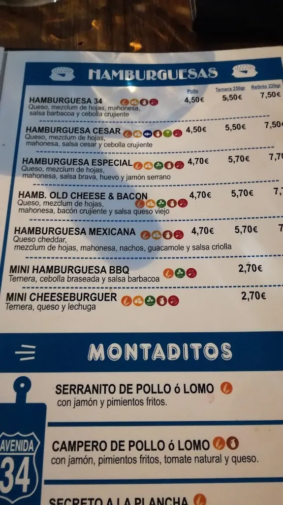 Menu_Cafetería Cervecería AVENIDA34_Arcos de la Frontera_image_4