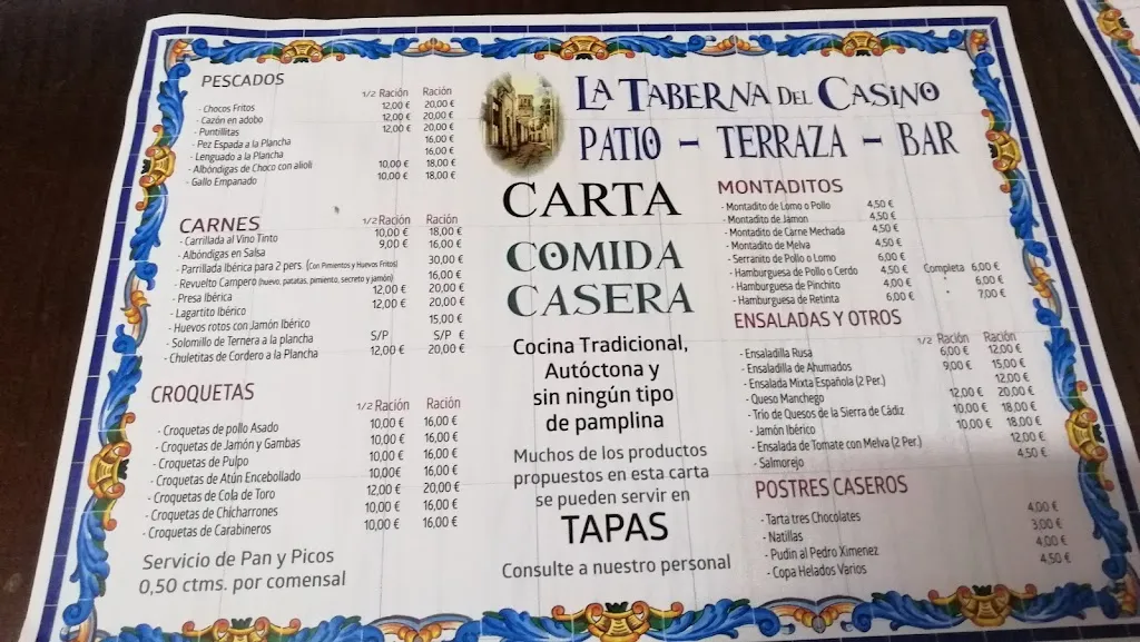 Menu_La taberna del Casino_Arcos de la Frontera_image_1