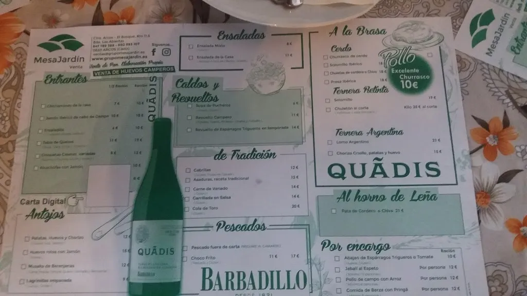 Menu_Venta Mesa Jardín_Arcos de la Frontera_image_3