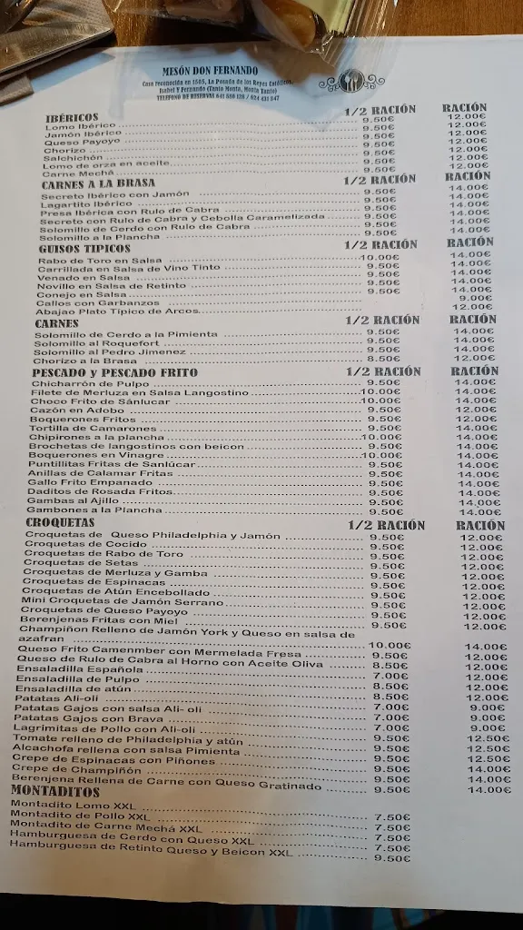 Menu_Restaurante Mesón Don Fernando_Arcos de la Frontera_image_3