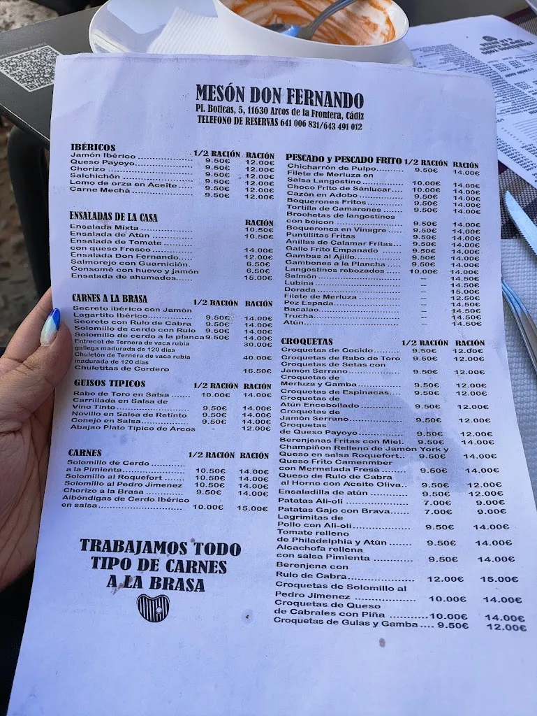 Menu_Restaurante Mesón Don Fernando_Arcos de la Frontera_image_4