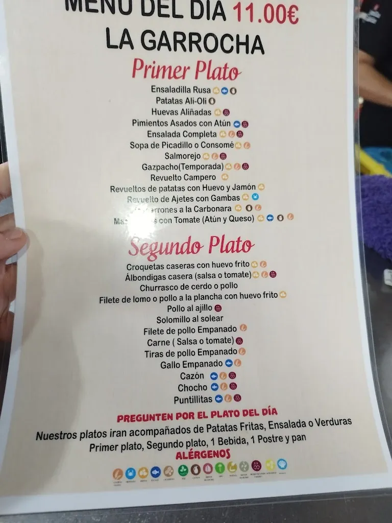 Menü_Restaurante La Mesón Garrocha_Arcos de la Frontera_Bild_2