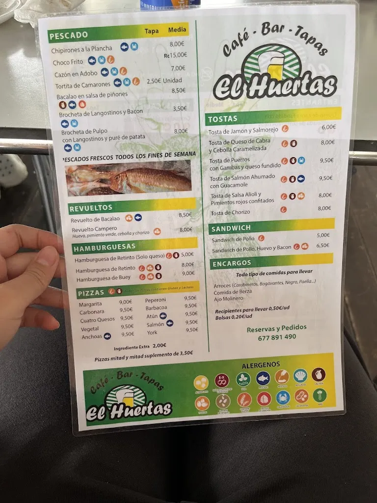 Menu_Bar El Huerta_Arcos de la Frontera_image_3