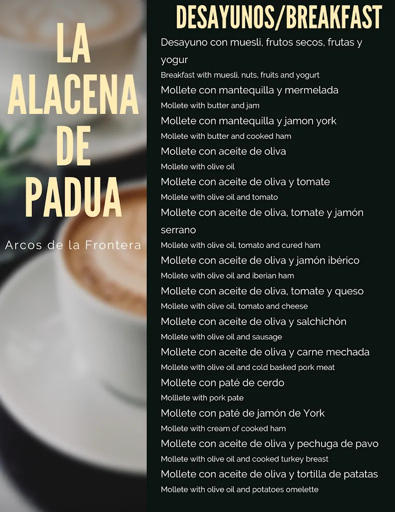 Menu_La Alacena de Padua | Cafetería de dulces caseros, desayunos y meriendas en Arcos de la Frontera_Arcos de la Frontera_image_4