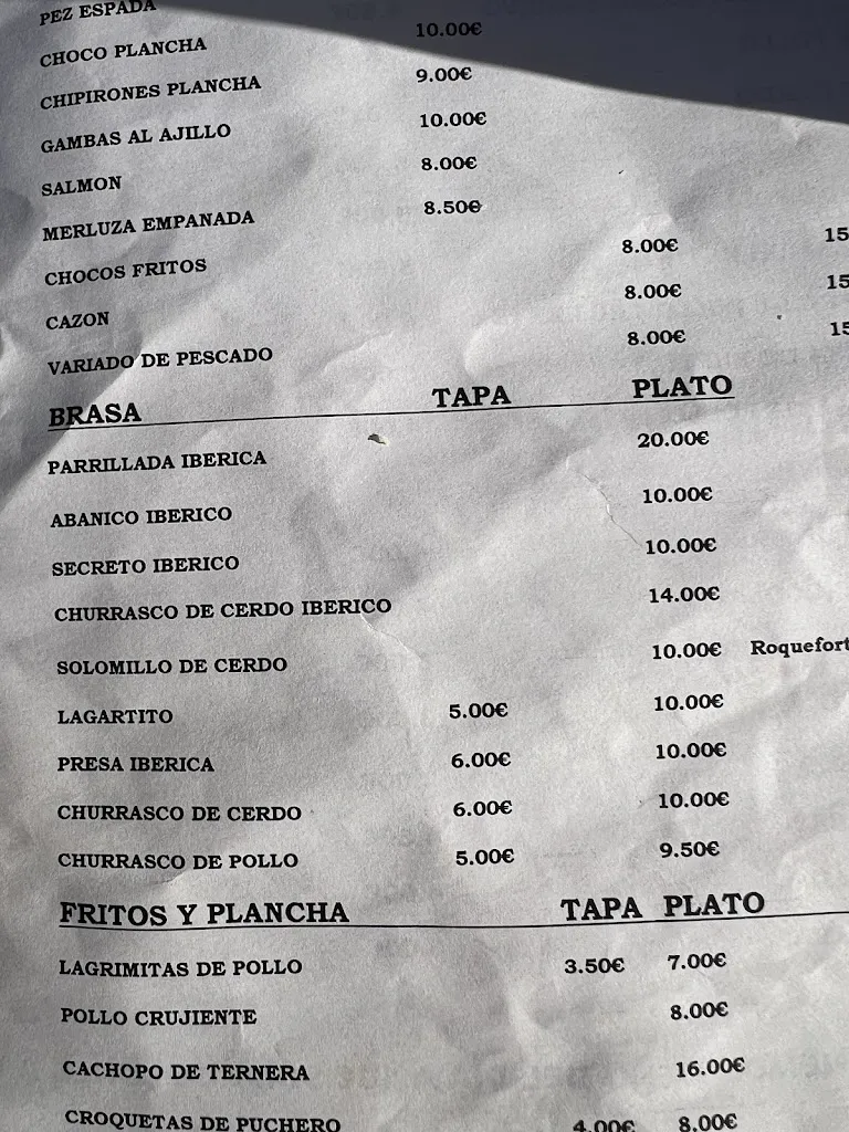 Menu_Cafeteria Cerveceria Puente de Angorrilla_Arcos de la Frontera_image_2
