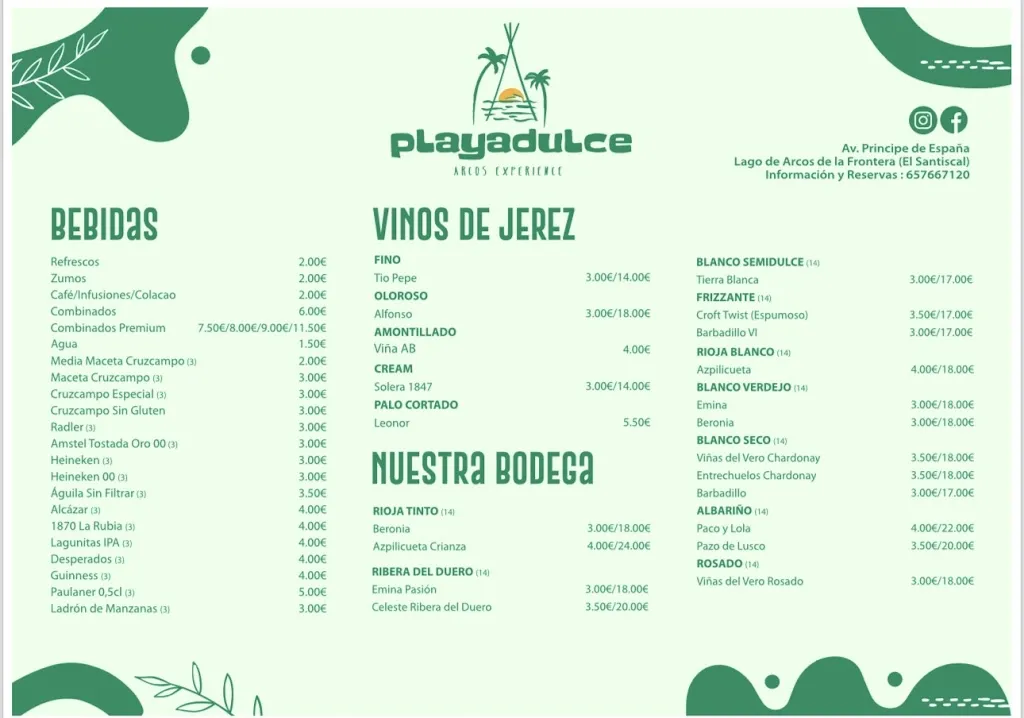 Menu_Playa Dulce Arcos_Arcos de la Frontera_image_1
