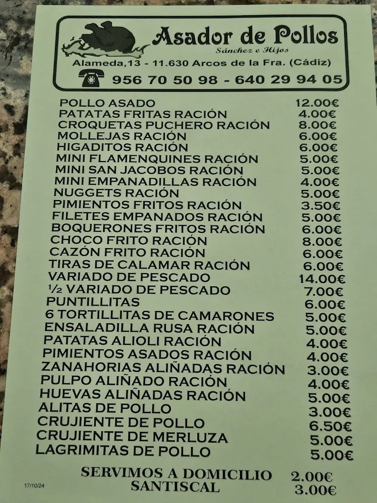 María Paz rojas_Asador de Pollos Sánchez e Hijos_Arcos de la Frontera_review