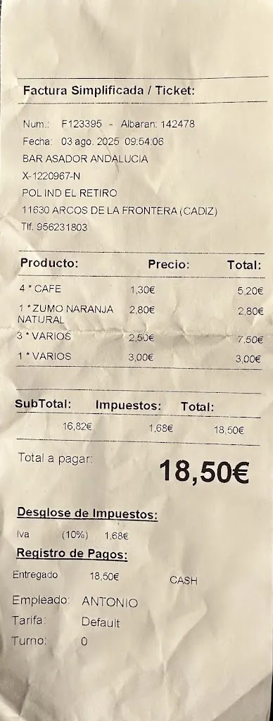 Raul Pi (Tres14)_Bar Andalucía_Arcos de la Frontera_review